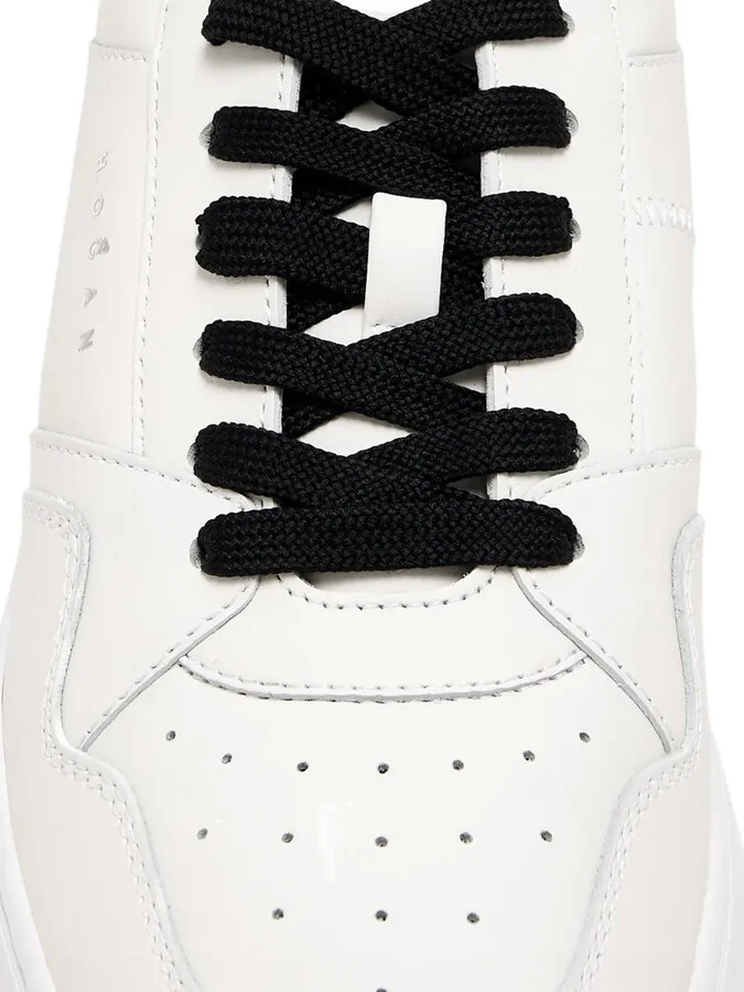Platform Leather Sneakers - Image 4