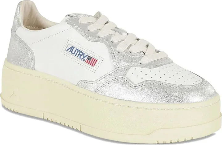 Platform Leather Sneakers - Image 2