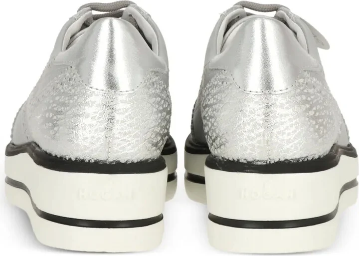 Platform Leather Sneakers - Image 3