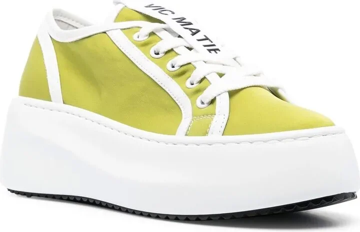 Platform Leather Sneakers - Image 2