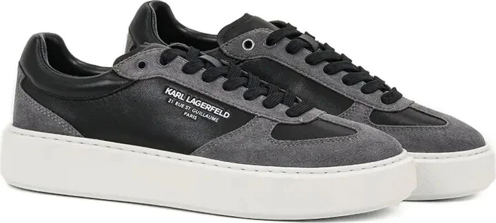 Platform Leather Suede Sneakers - Image 2
