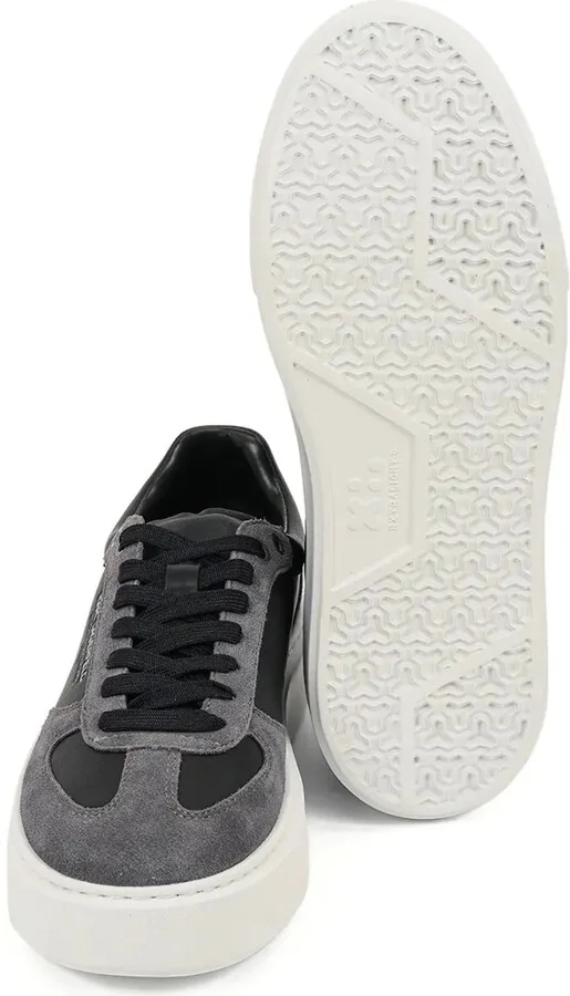 Platform Leather Suede Sneakers - Image 5