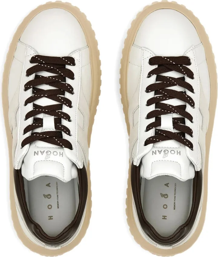 Platform Leather Trainers - Image 5