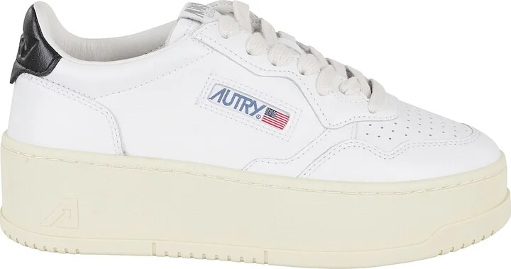 Leat White Black