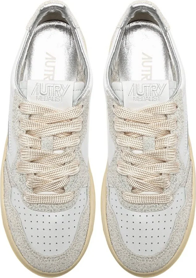 Platform Low Lea Stars Wht Wht - Image 5