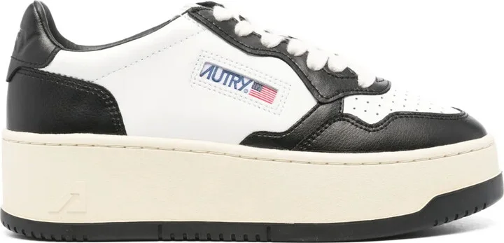 Platform Low "White/Black" sneakers