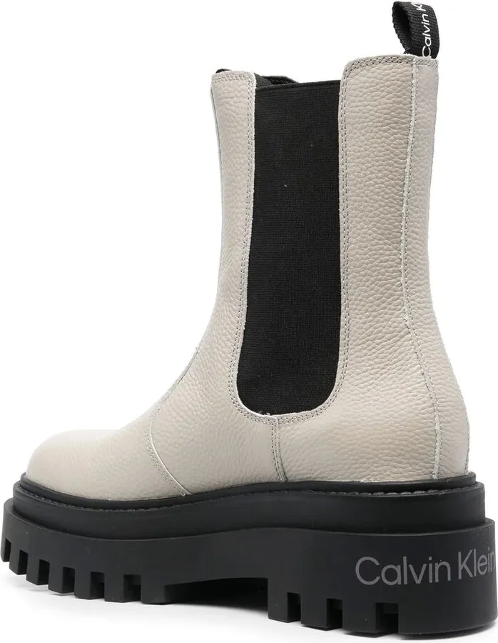 Platform Lug-Sole Chelsea Boots - Image 3