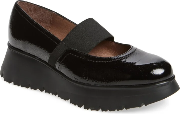 Black Patent Lea