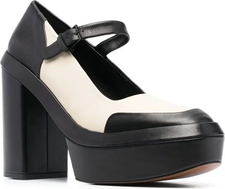 Platform Panelled Pumps - Image 2