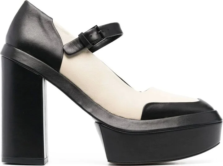 Platform Panelled Pumps