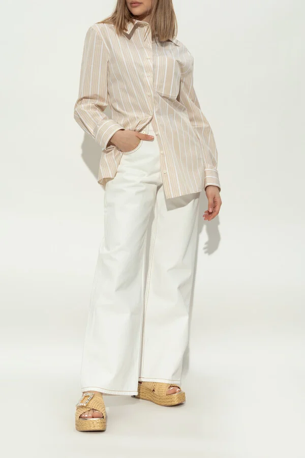 Platform Sandals, , - Beige - Image 2