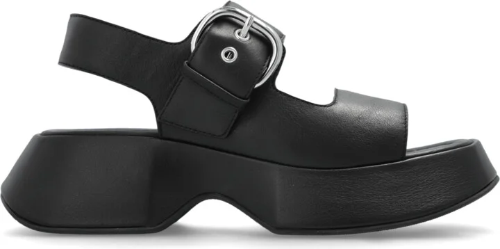 Platform Sandals, , - Black