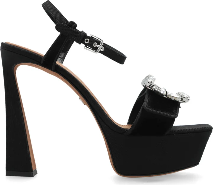Platform Sandals, , - Black