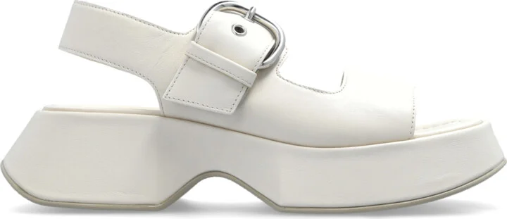 Platform Sandals, , - Cream