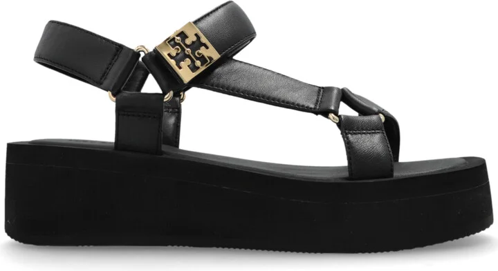 Platform Sandals "Mellow", , - Black