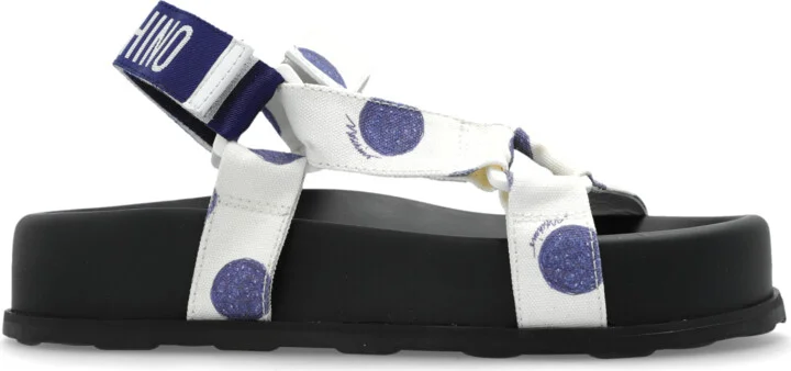 Platform Sandals, , - White