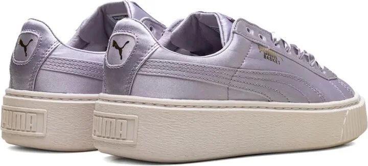 Platform Satin Sneakers - Image 3