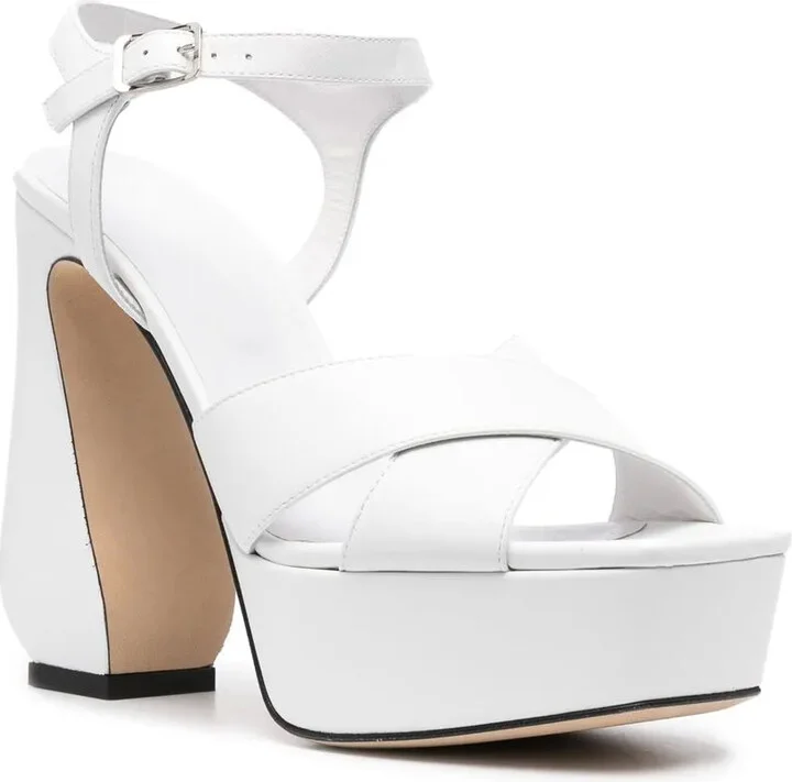Platform Sculpted-Heel Sandals - Image 2