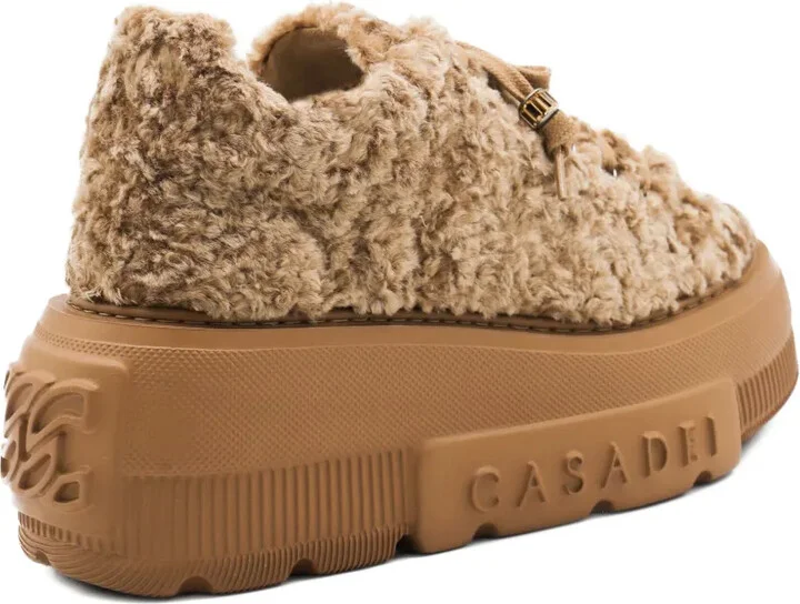 Platform Shearling Trainers - Image 3