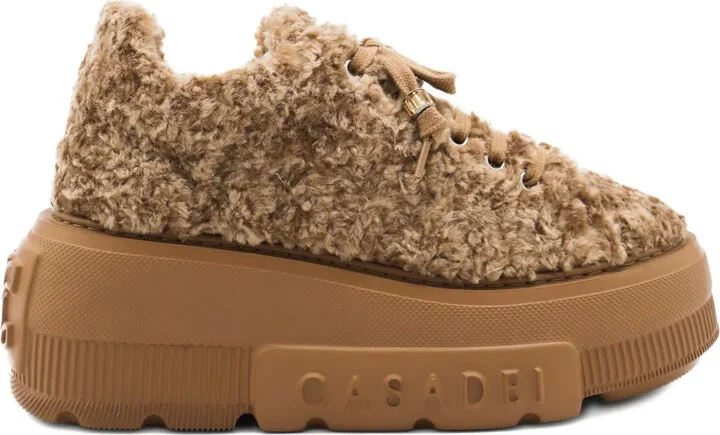 Platform Shearling Trainers