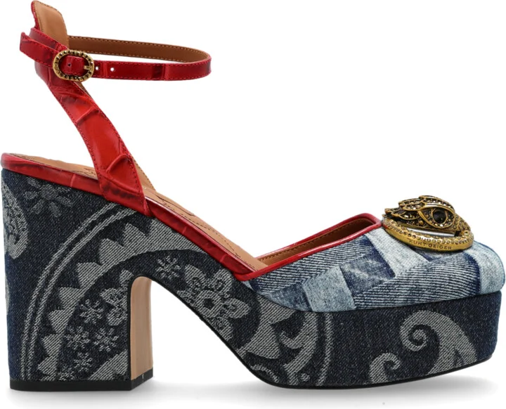 Platform Shoes, , Navy - Blue