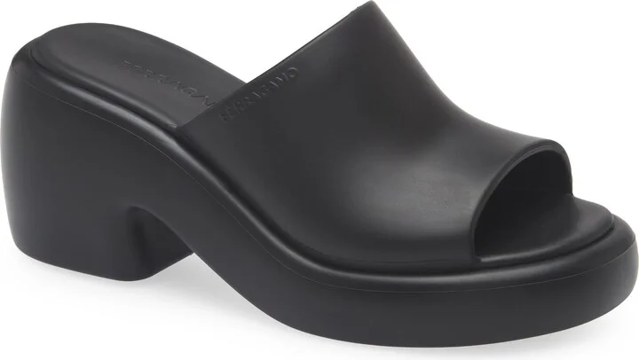 Platform Slide Sandal