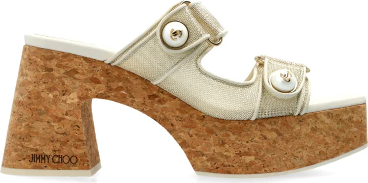 Platform Slides Fayence, , - Cream