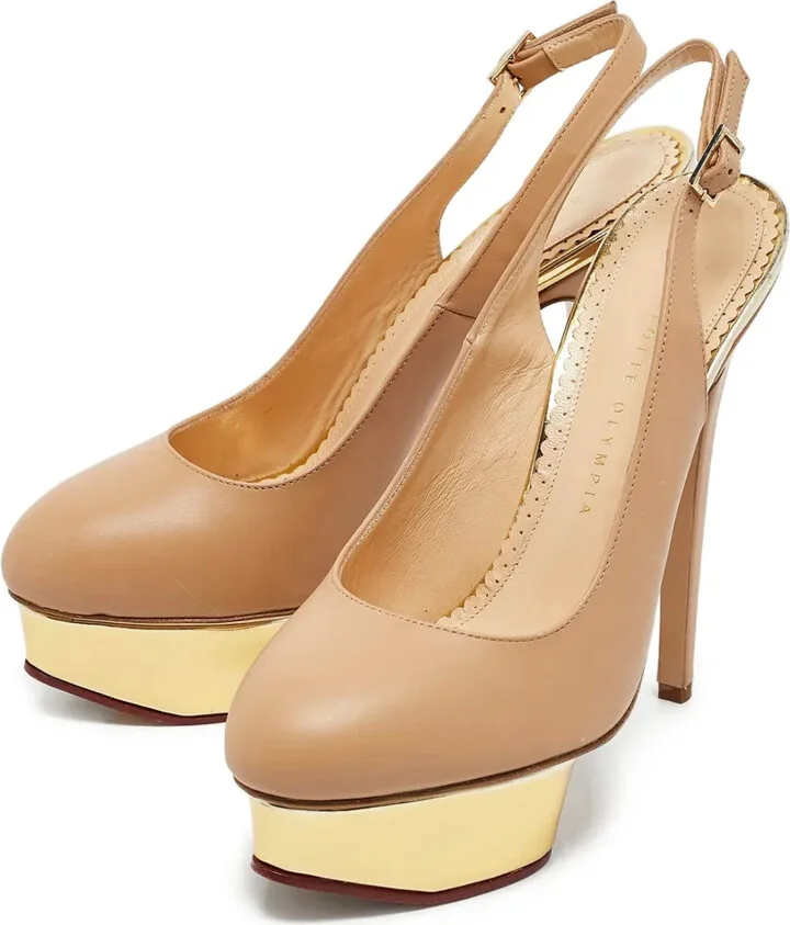 Platform Slingback Heels - Image 2
