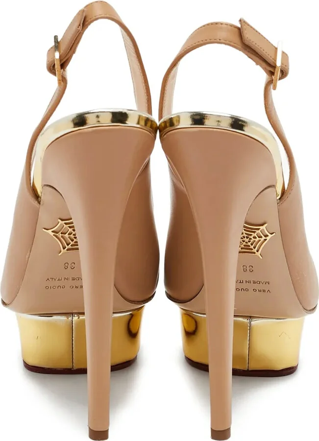 Platform Slingback Heels - Image 3
