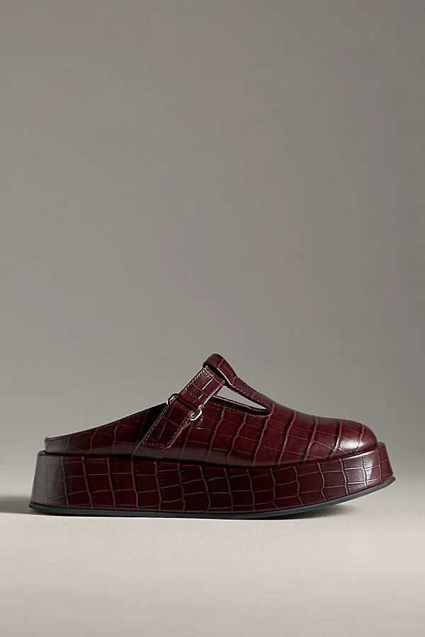 Platform Slip-On Mary Janes