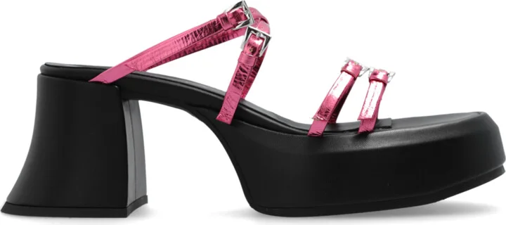 Platform Slippers 'Nara', , - Pink