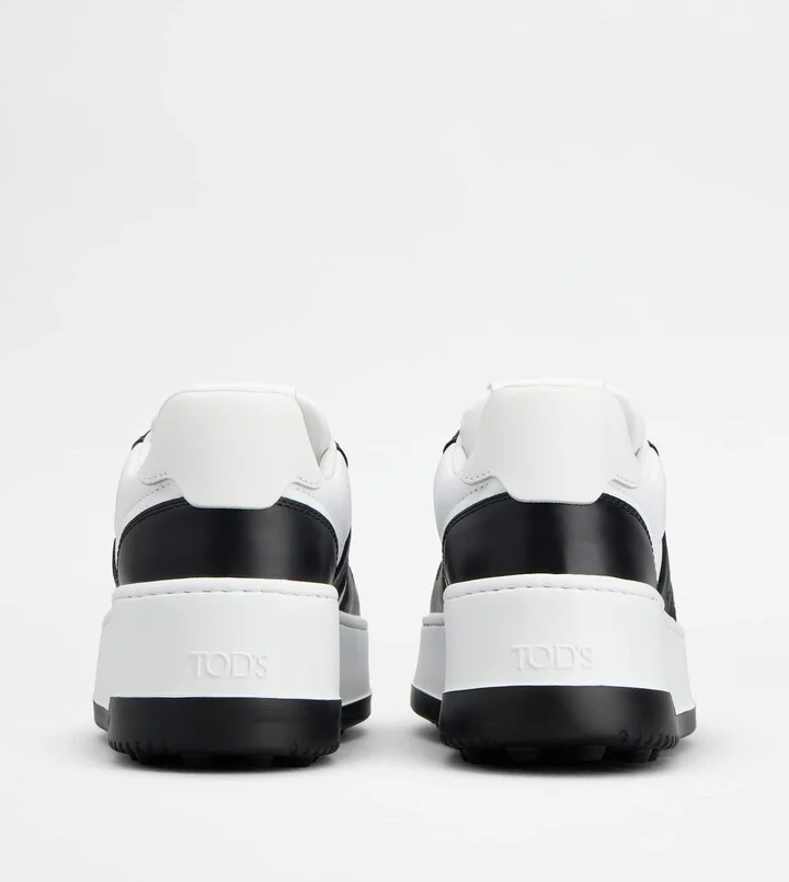Platform Sneakers in Leather - Image 3