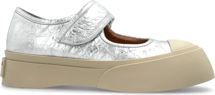 Platform Sneakers, , - Silver