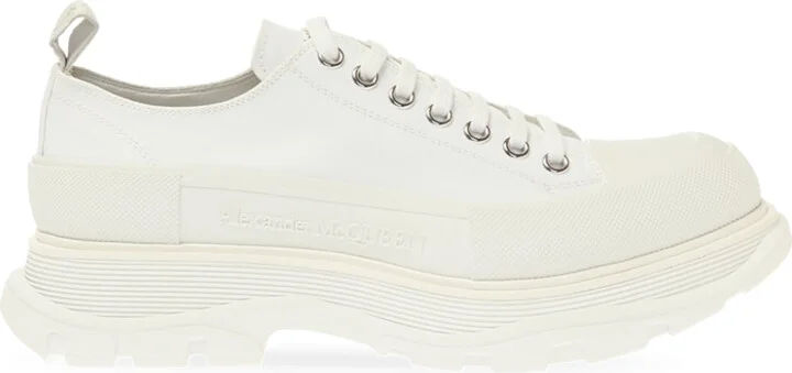 Platform Sneakers With Logo, , - White