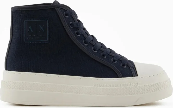 Platform-Sole Ankle-Length Sneakers