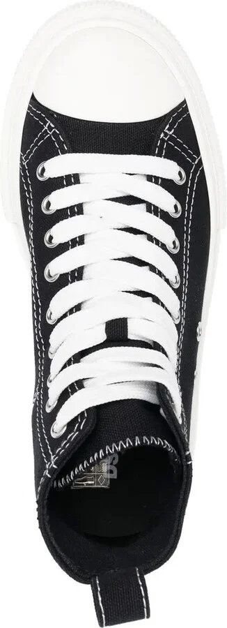 Platform-Sole High-Top Sneakers - Image 4