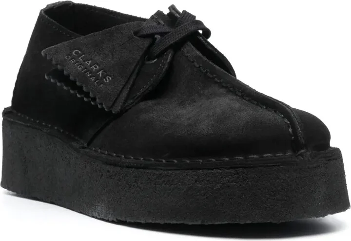 Platform-Sole Leather Sneakers - Image 2
