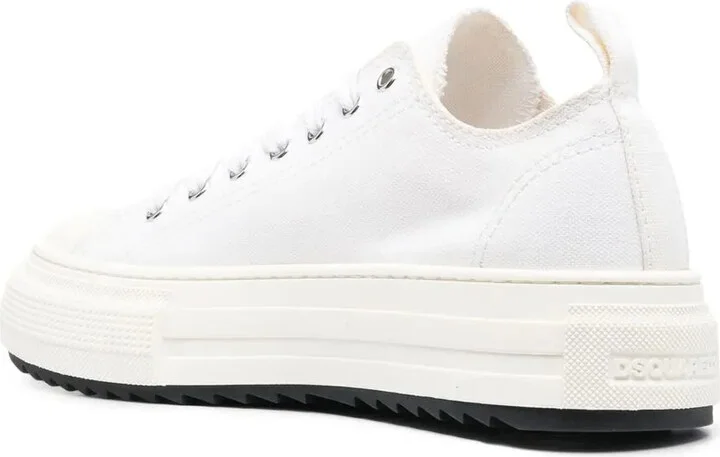 Platform-Sole Low-Top Sneakers - Image 3