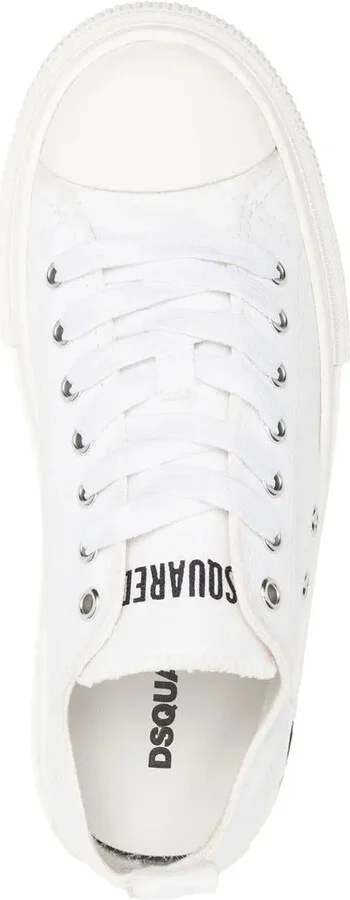 Platform-Sole Low-Top Sneakers - Image 4