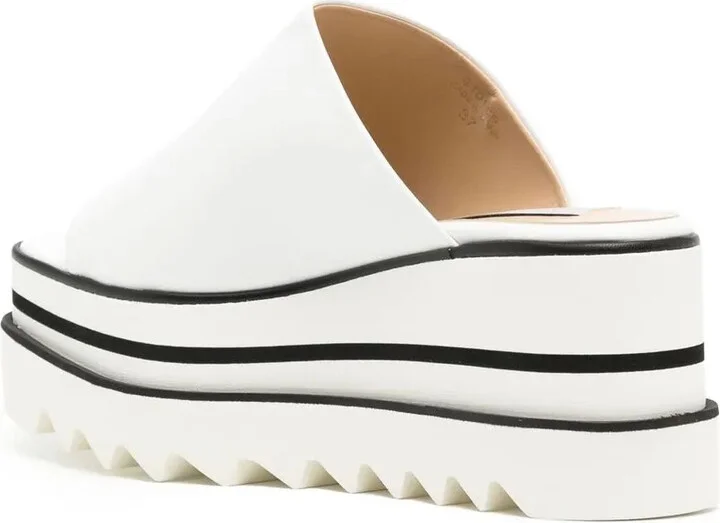 Platform-Sole Slip-On Sandals - Image 3