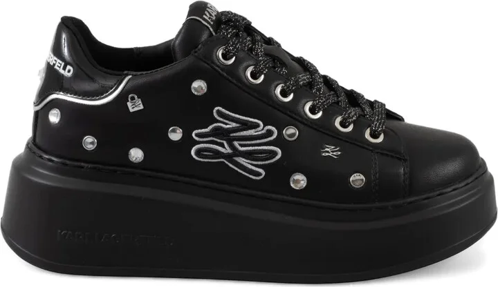 Platform Studded Sneakers