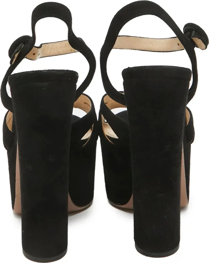 Platform Suede Sandals - Image 3