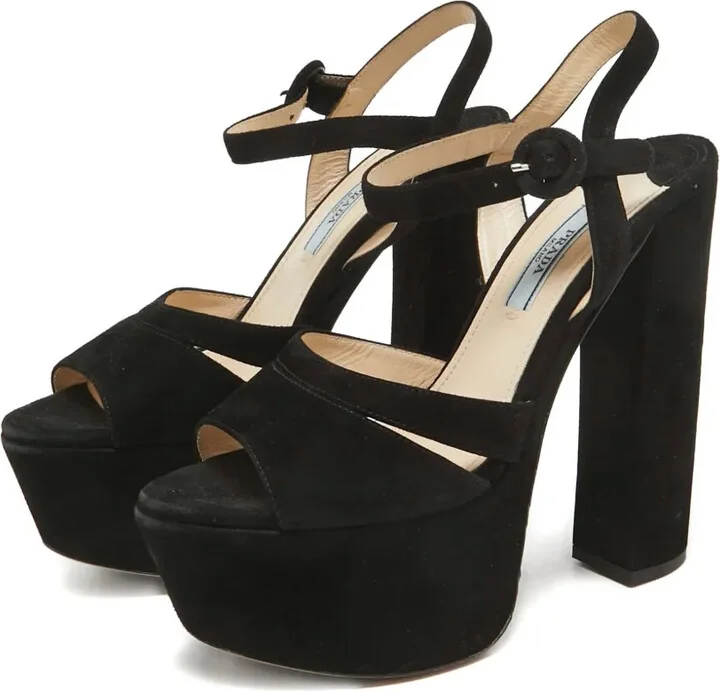 Platform Suede Sandals - Image 5