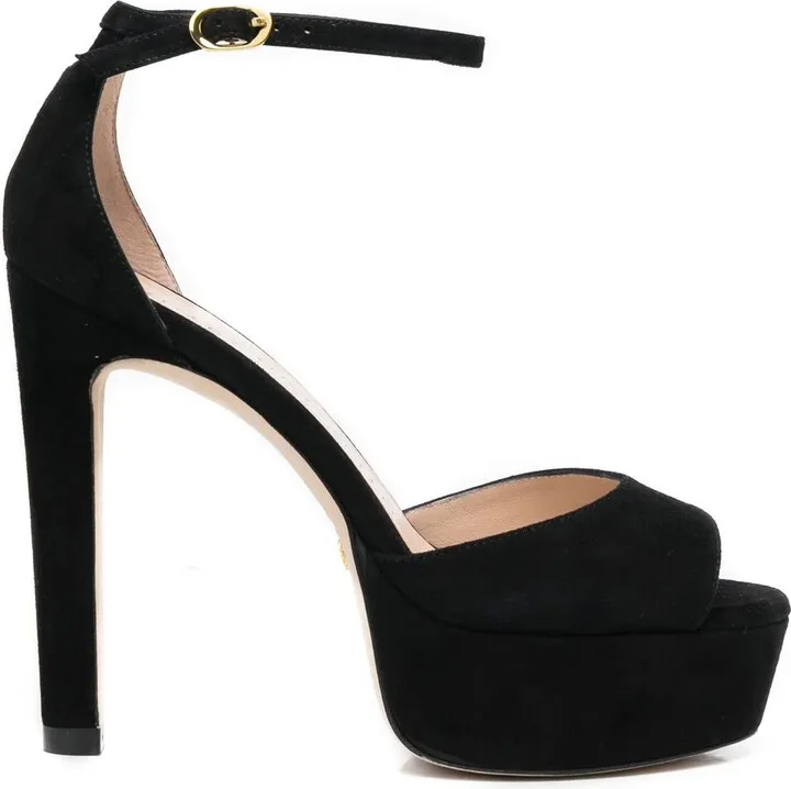 Platform Suede Sandals