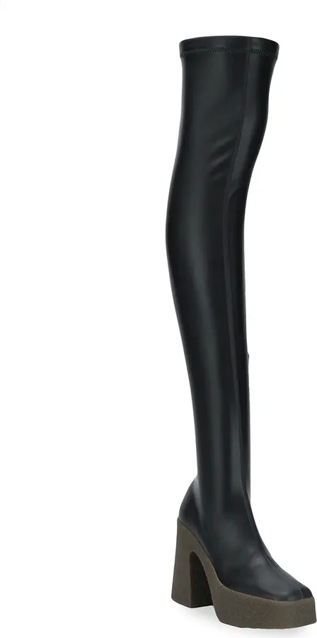 Platform Thigh-High Boots - Image 2