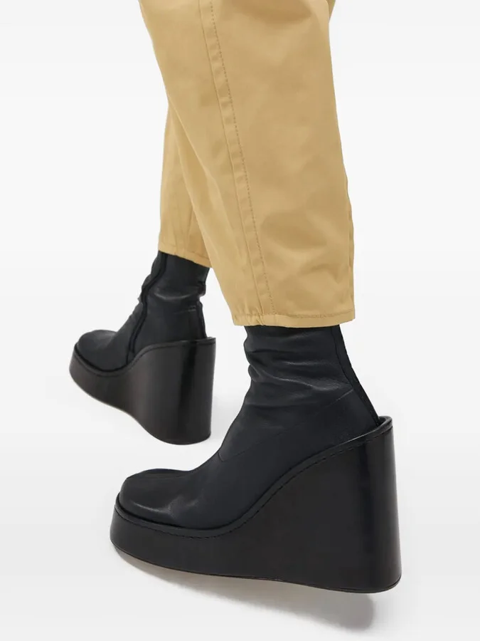 Platform Wedge Boots - Image 3