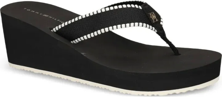 Platform-Wedge Thong Flip-Flops - Image 2