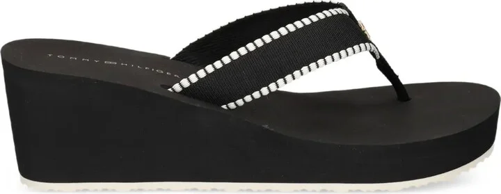 Platform-Wedge Thong Flip-Flops