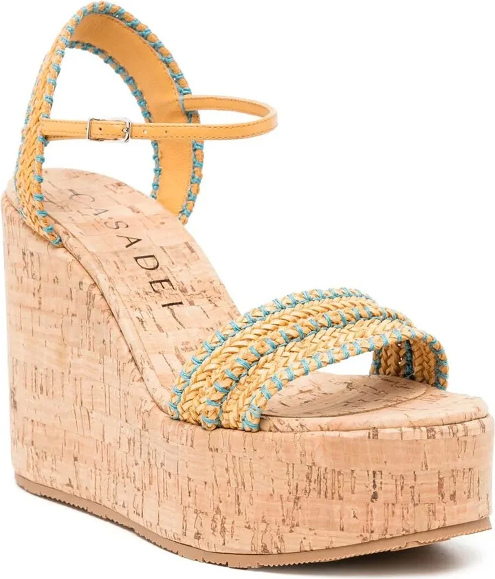 Platform Woven Sandals - Image 2