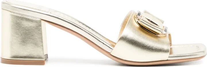 Platino 70mm sandals